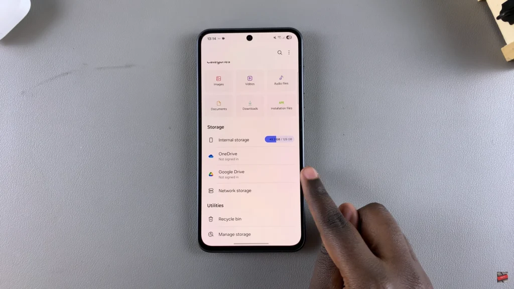 How To Connect Google Drive To Files App On Samsung Galaxy A56