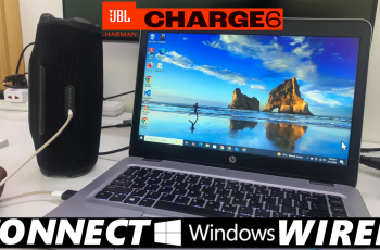 How To Connect JBL Charge 6 To Windows PC/Laptop via Cable (Lossless Audio)