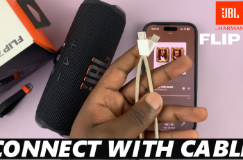 How To Connect JBL Flip 7 To Phone via Cable
