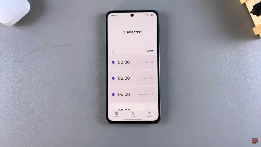 How To Create Alarm Group On Samsung Galaxy A56