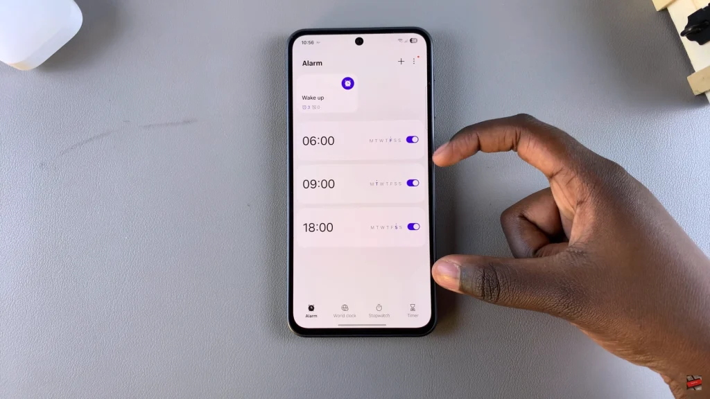 How To Create Alarm Group On Samsung Galaxy A56