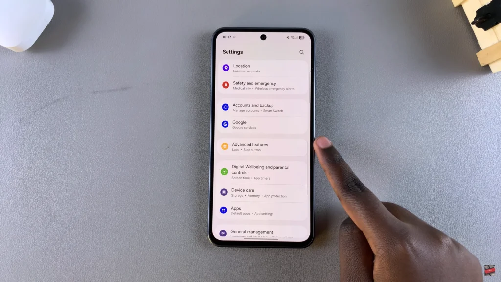How To Customize Side Button Long Press On Samsung Galaxy A56