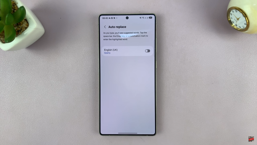 How To Disable Auto Correct On Samsung Galaxy S25 & S25 Ultra