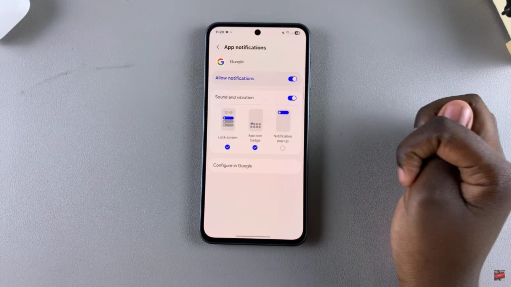 How To Disable Notification Pop Ups On Samsung Galaxy A56