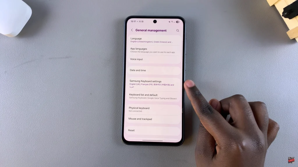 How To Disable Swipe To Type On Samsung Galaxy A56
