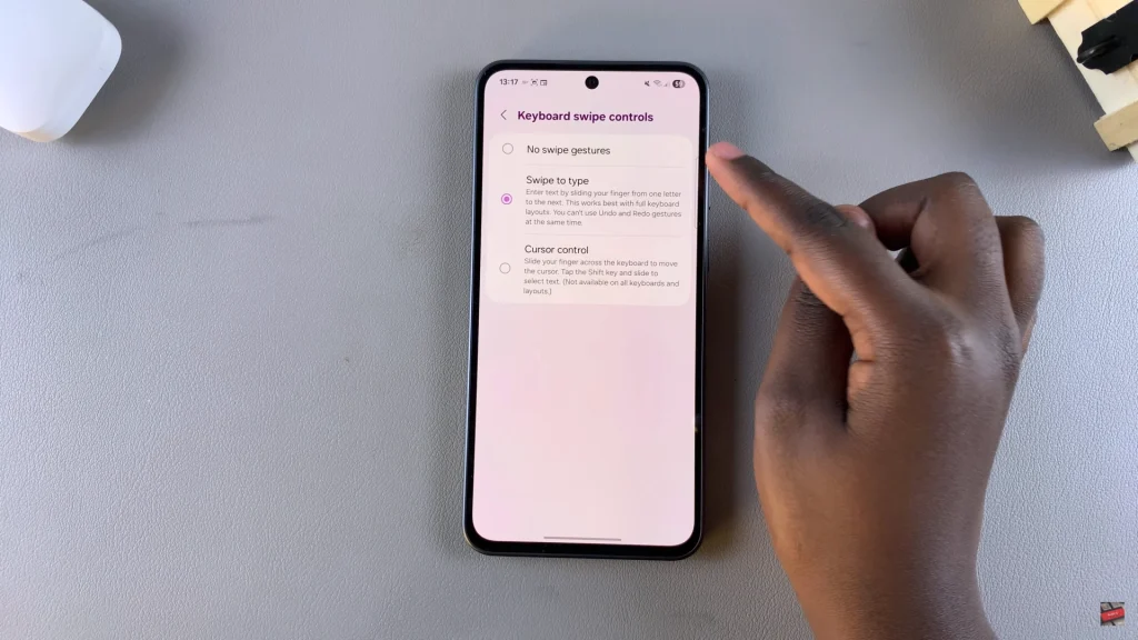 How To Disable Swipe To Type On Samsung Galaxy A56