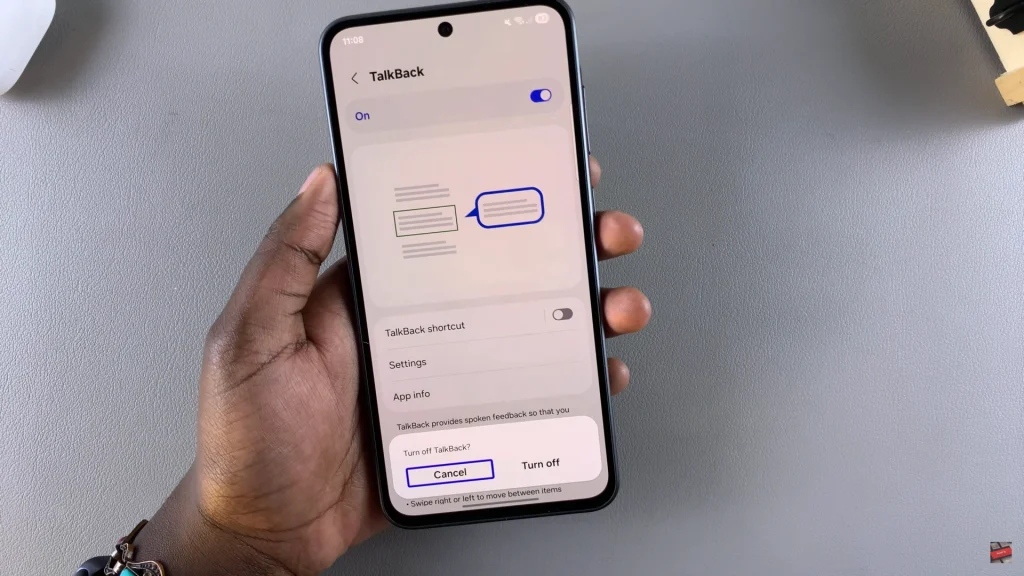 How To Disable TalkBack On Samsung Galaxy A56