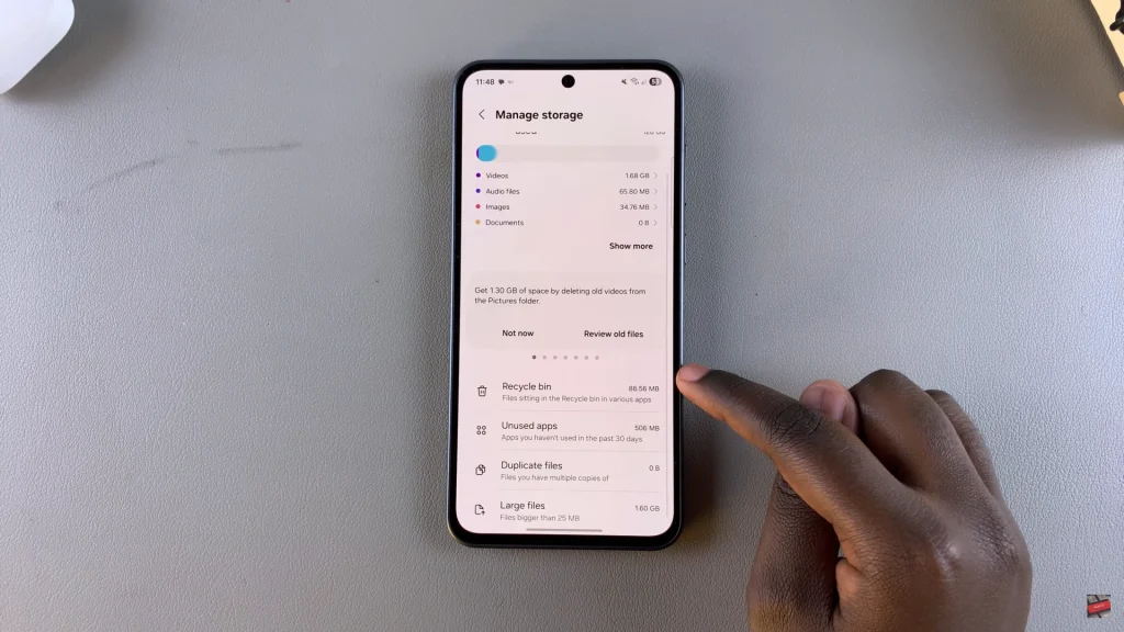 How To Empty Recycle Bin On Samsung Galaxy A56