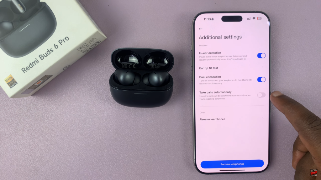 How To Enable / Disable Auto Answer Incoming Calls On Redmi Buds 6 Pro