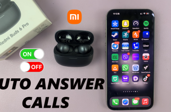How To Enable / Disable Auto Answer Incoming Calls On Redmi Buds 6 Pro