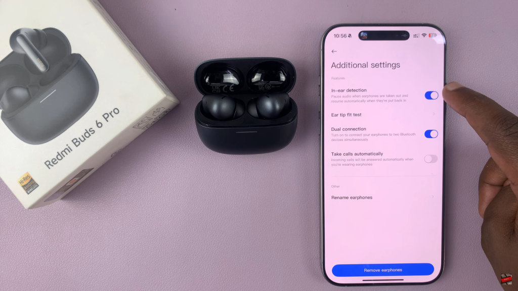 How To Enable / Disable In Ear Detection On Redmi Buds 6 Pro