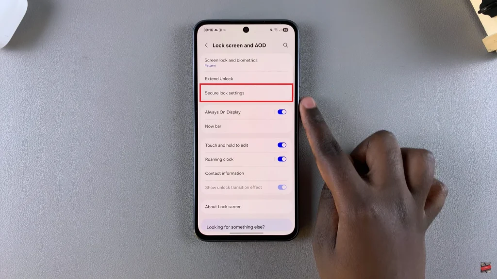 How To Enable Lock Instantly With Side Key On Samsung Galaxy A56