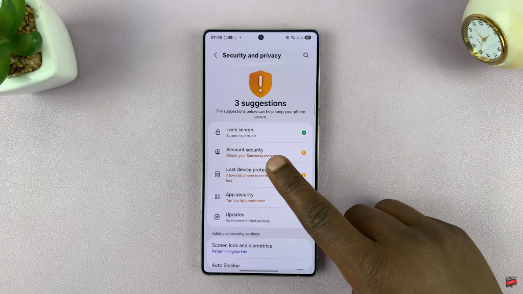 How To Enable Find My Mobile On Samsung Galaxy S25 / S25 Ultra