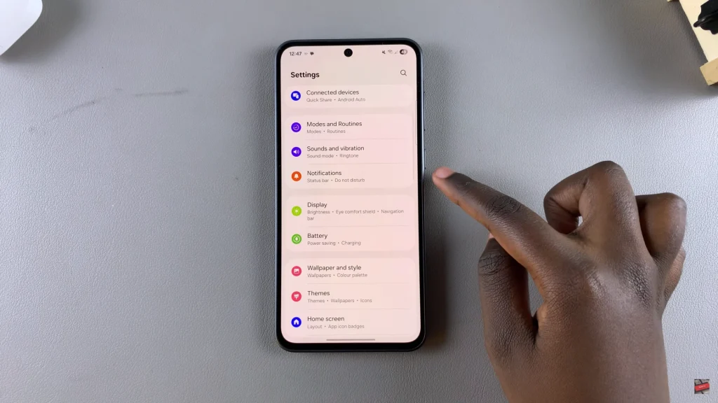 How To Enable Notification Reminders On Samsung Galaxy A56