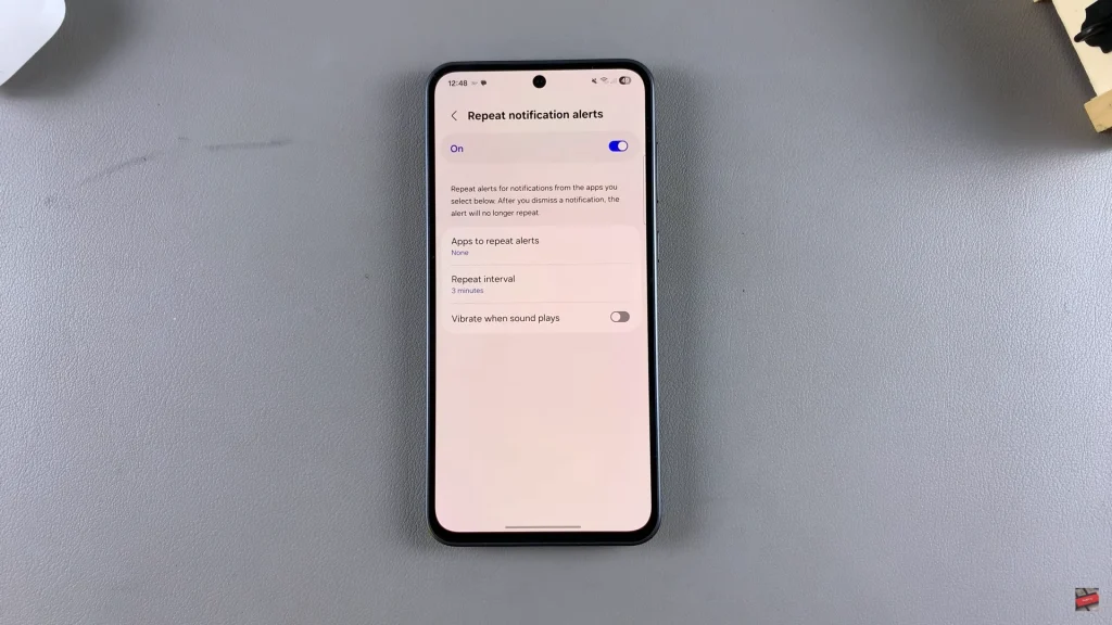 How To Enable Notification Reminders On Samsung Galaxy A56