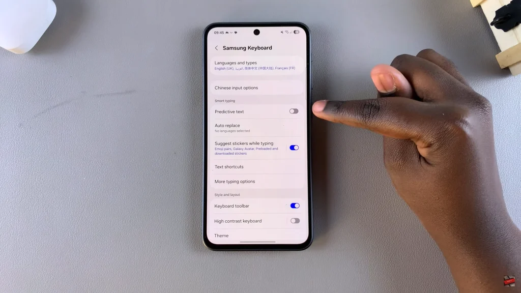 How To Enable Predictive Text On Samsung Galaxy A56
