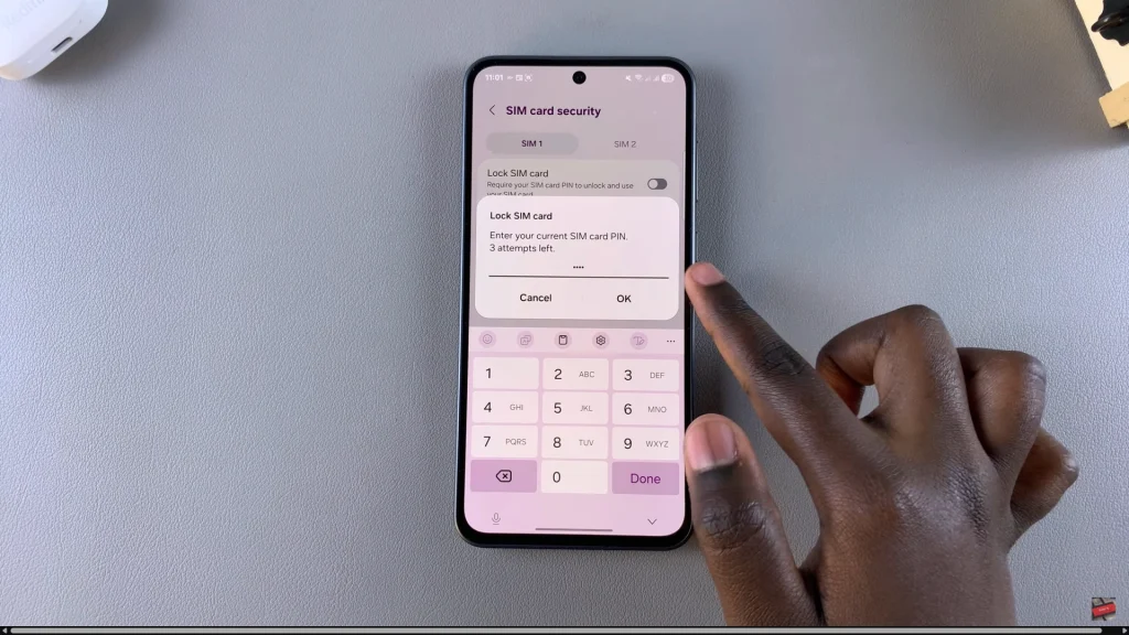How To Enable SIM PIN On Samsung Galaxy A56