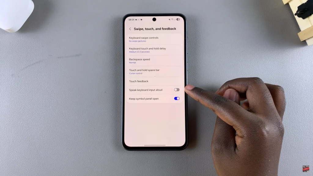 How To Enable Speak Keyboard Input Aloud On Samsung Galaxy A56