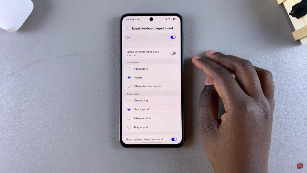 How To Enable Speak Keyboard Input Aloud On Samsung Galaxy A56