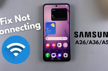 How To FIX Samsung Galaxy A26/A36/A56 Not Connecting To Wi-Fi