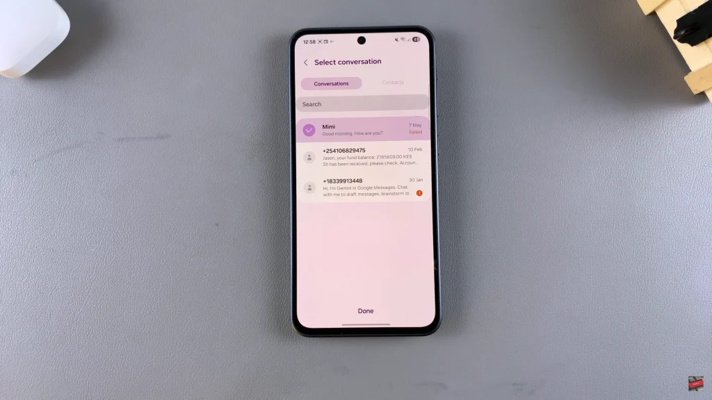 How To Forward Messages On Samsung Galaxy A56