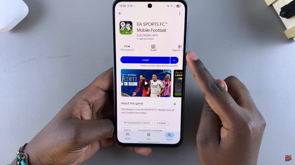 How To Install FC Mobile On Samsung Galaxy A56