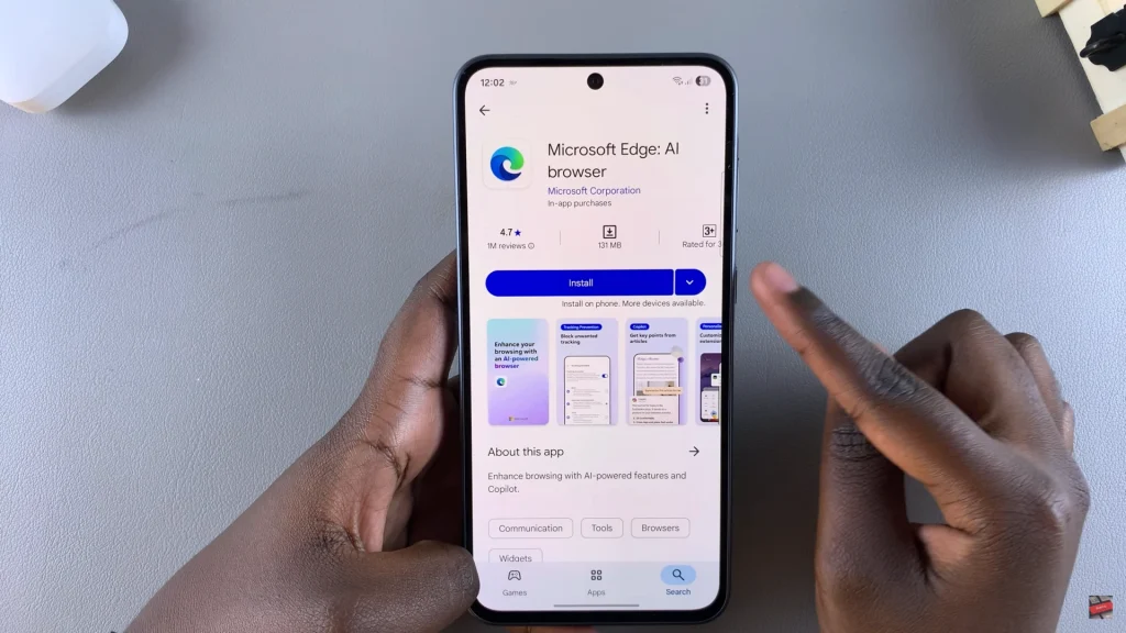 How To Install Microsoft Edge On Samsung Galaxy A56