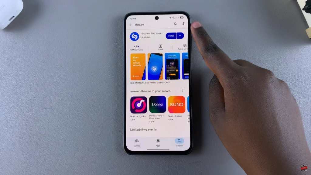 How To Install Shazam On Samsung Galaxy A56