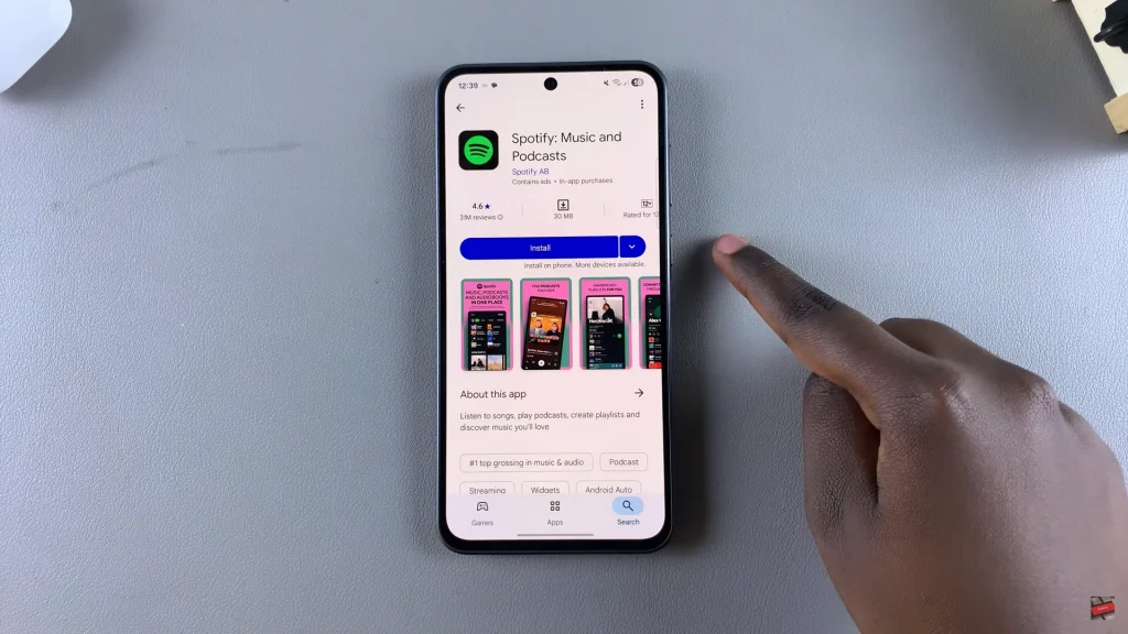 How To Install Spotify On Samsung Galaxy A56