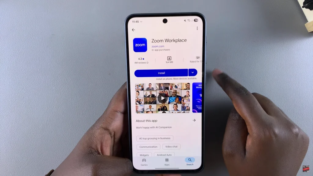 How To Install Zoom On Samsung Galaxy A56