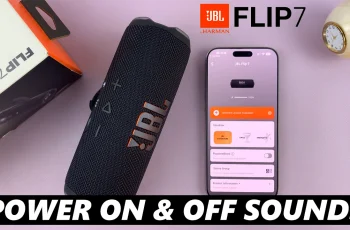 How To Mute Power ON/OFF Sounds On JBL Flip 7