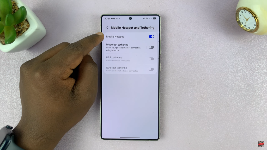 How To Open Advanced Hotspot Settings On Samsung Galaxy S25 / S25 Ultra