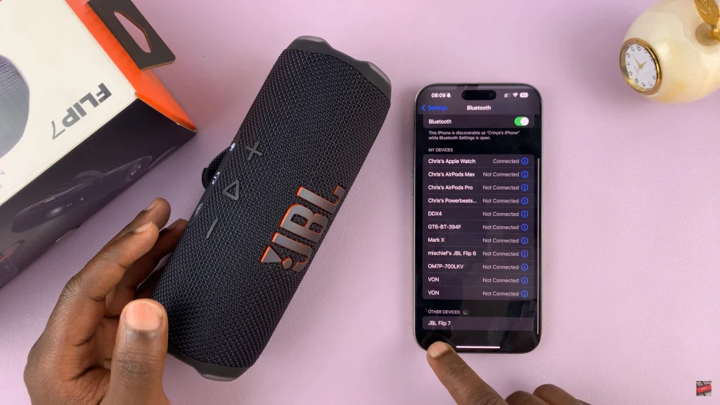 How To Pair JBL Flip 7 To iPhone