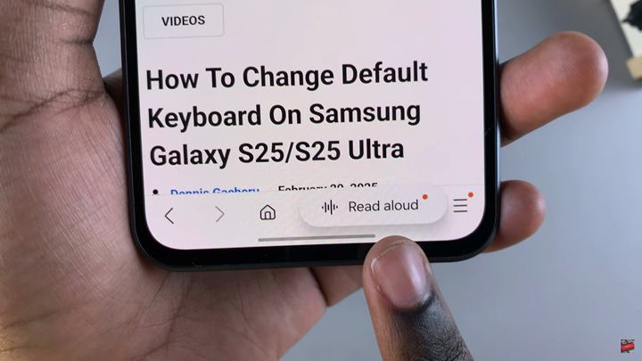 How To Read Web Pages Aloud On Samsung Galaxy A36 /A56 /A26