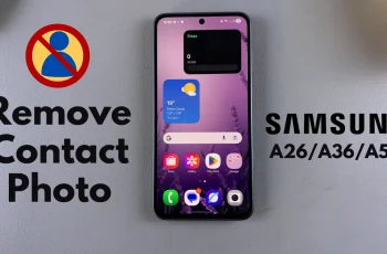 How To Remove Contact Photo On Samsung Galaxy A26/A36/A56