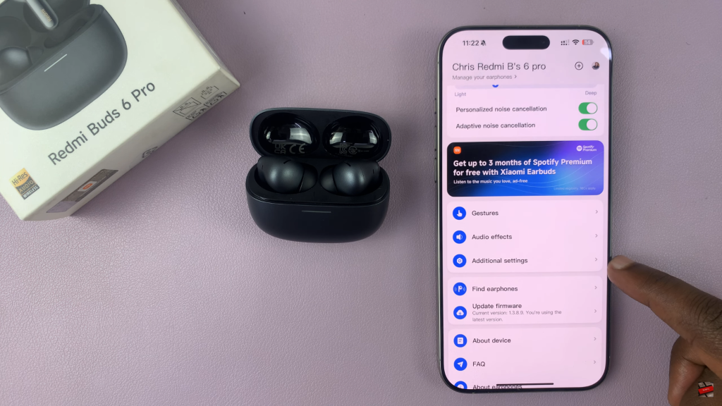 How To Remove Redmi Buds 6 Pro From Xiaomi Earbuds App