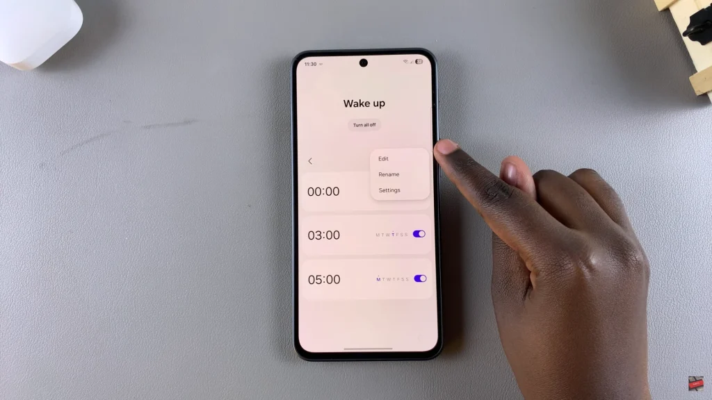 How To Rename Alarm Group On Samsung Galaxy A56