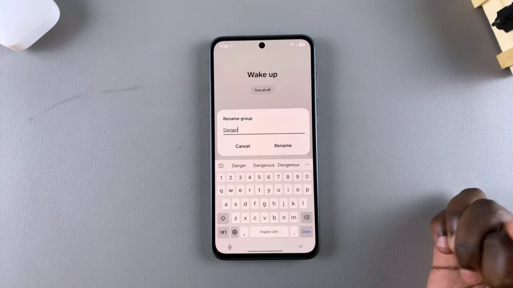 How To Rename Alarm Group On Samsung Galaxy A56