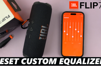 How To Reset Custom Equalizer Settings On JBL Flip 7