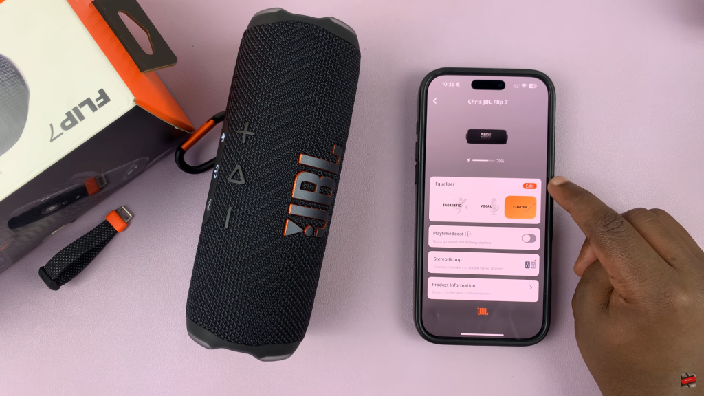 How To Reset Custom Equalizer Settings On JBL Flip 7