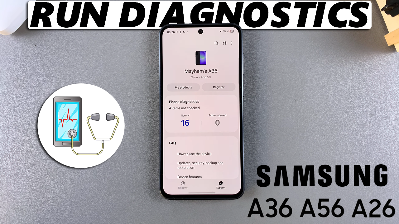 Test Point A36 How To Run Diagnostics Test On Samsung Galaxy A36/A56/A26