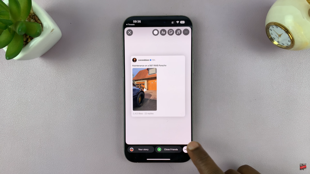 How To Share Threads Post To Instagram Story