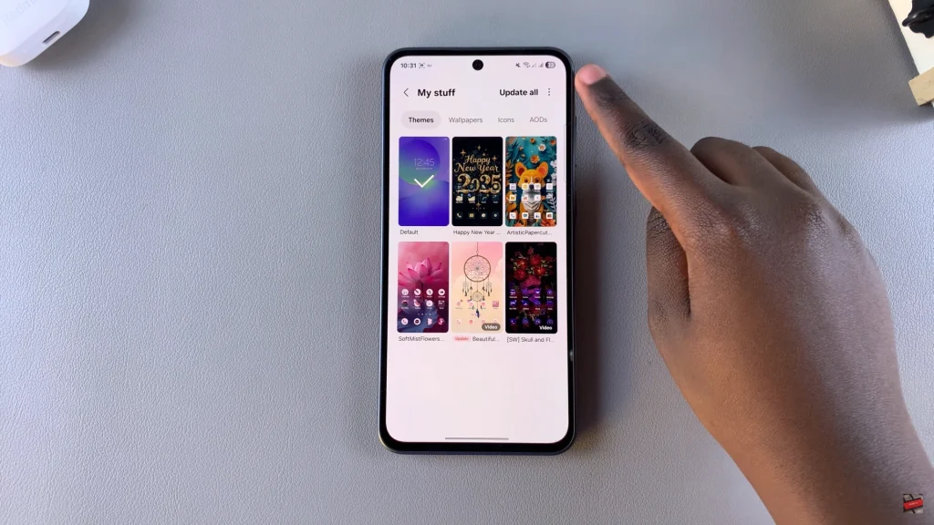 How To Update Themes On Samsung Galaxy A56