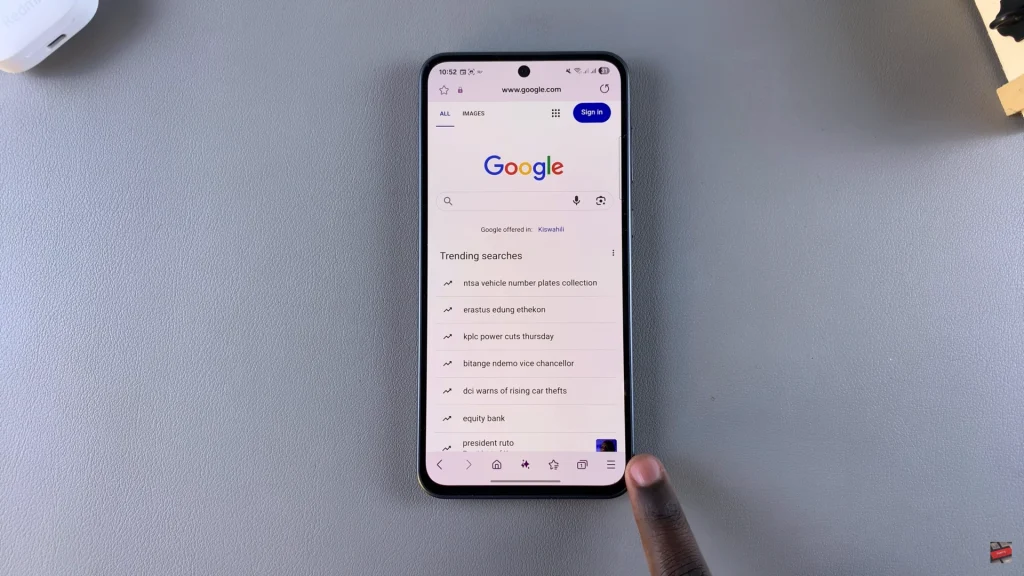 How To Change Samsung Browser Homepage On Samsung Galaxy A56