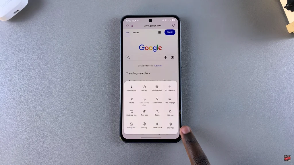 How To Change Samsung Browser Homepage On Samsung Galaxy A56