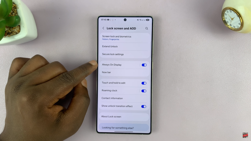 How To Make AOD Show For New Notifications Only On Samsung Galaxy S25 / S25 Ultra