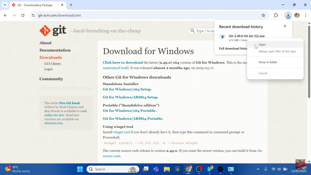 How To Install Git In Windows 11