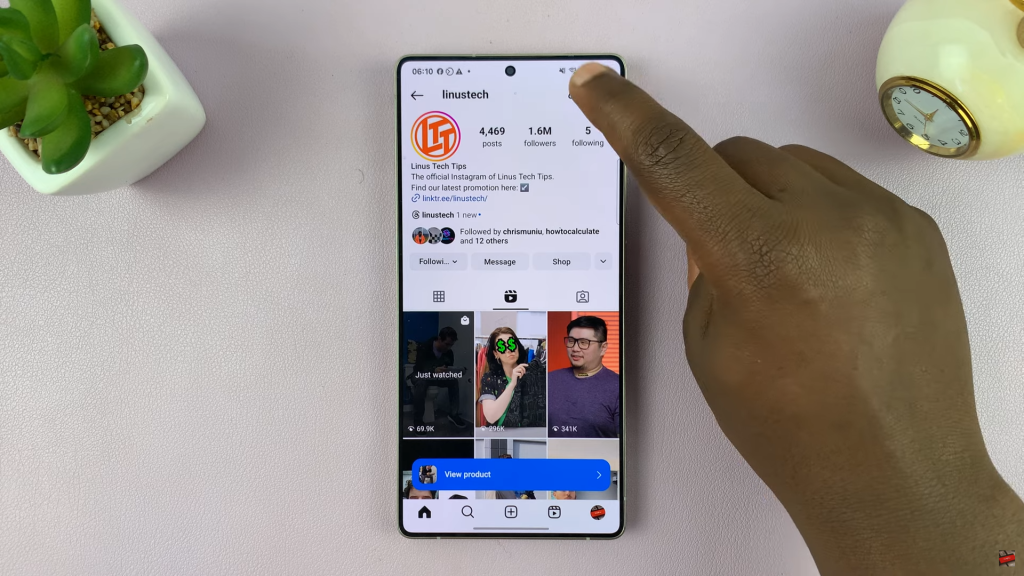 Copy Instagram Profile Link