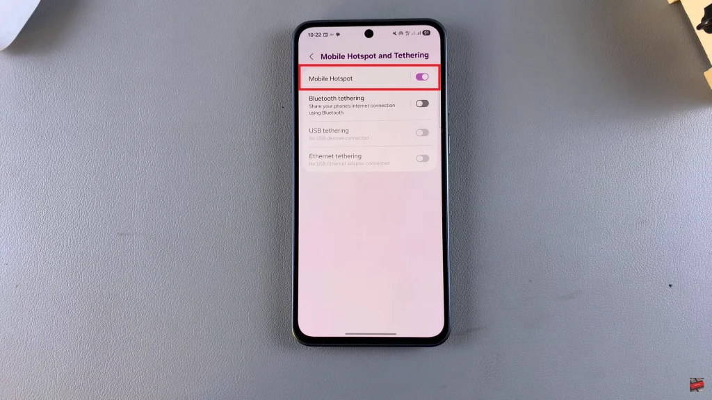 Generate Mobile Hotspot QR Code On Samsung Galaxy A36