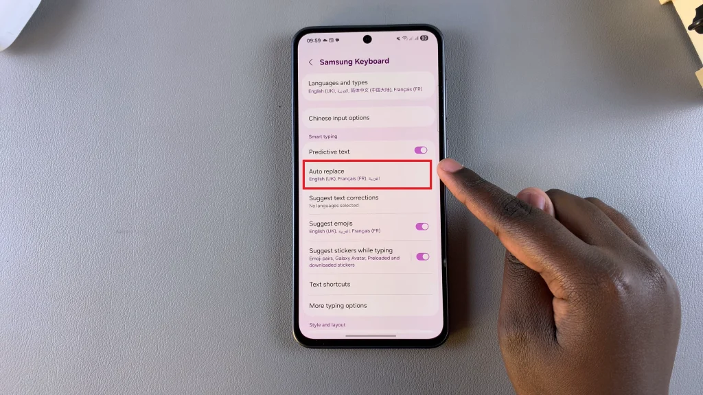 Disable Auto Correct On Samsung Galaxy A36